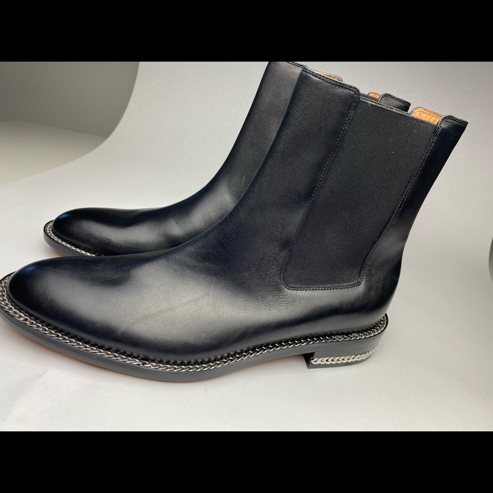 Givenchy Chain Trim Chelsea Boots